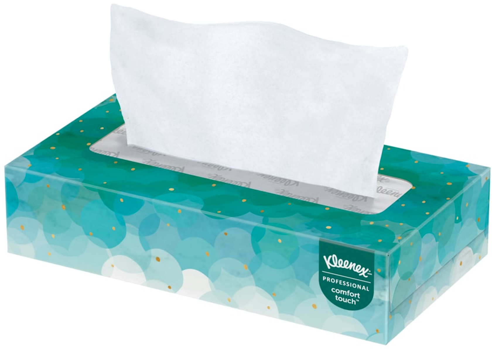 FACIAL TISSUE, KLEENEX, STANDARD, 2-PLY, WHITE, 100 SHEETS/BX, 1/EA THUMBNAIL